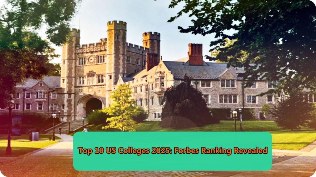 Top 10 US colleges 2025 list