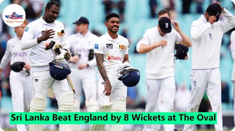 Sri Lanka Beat England by 8 Wickets at The Oval