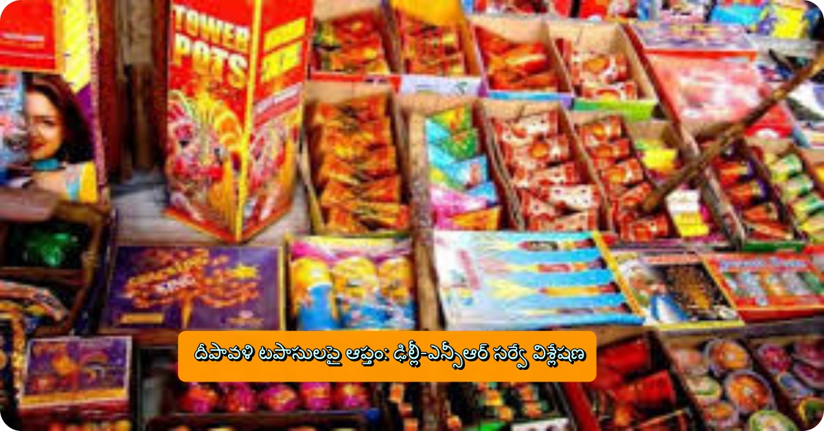 దీపావళి టపాసులపై ఆప్తం: ఢిల్లీ-ఎన్సీఆర్ సర్వే విశ్లేషణ